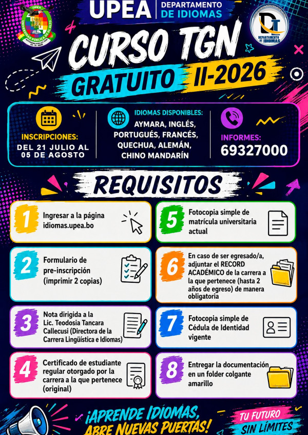 CURSOS TGN UNIVERSITARIO ii - 2026